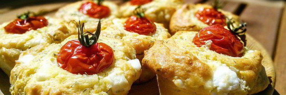 Маффины с фетой и зеленью