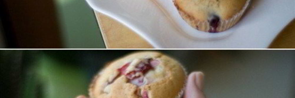 Маффины с голубикой