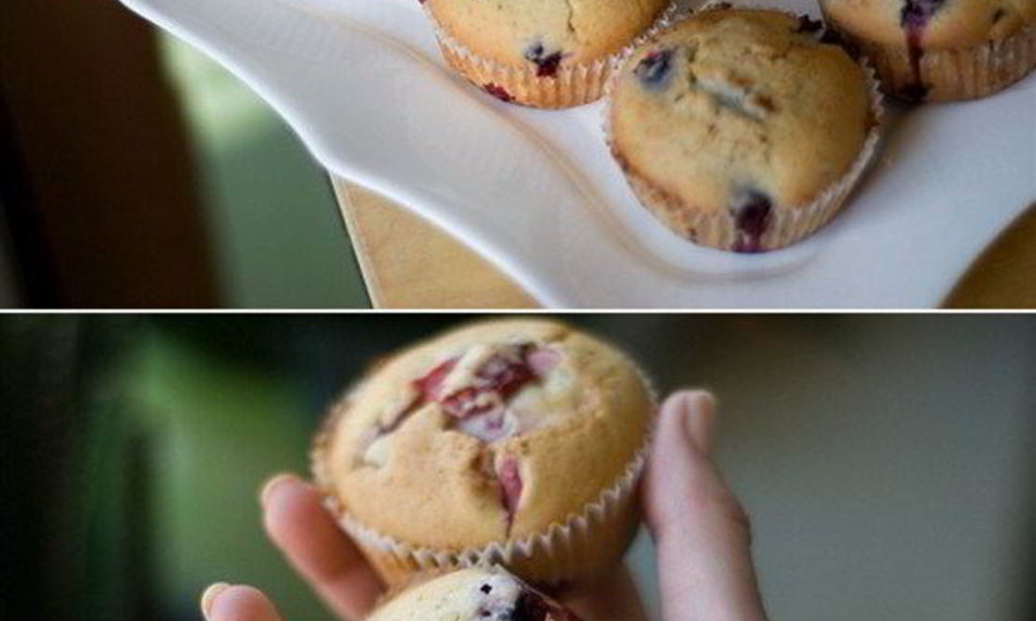 Рецепт маффинов с голубикой