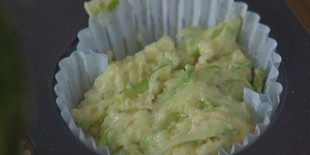 маффины с кабачком, кардамоном и лаймом