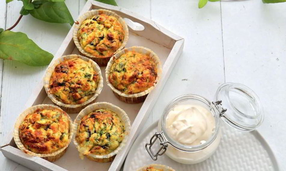 Рецепт маффинов с картофелем, сыром и зеленью