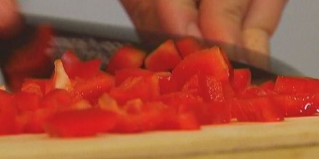 маффины с кукурузой и красным перцем