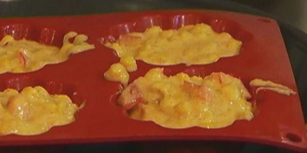 маффины с кукурузой и красным перцем