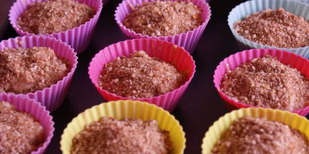 маффины с ревенем