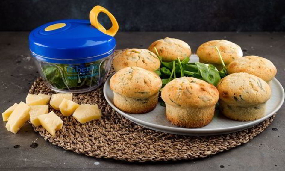 Рецепт маффинов с сыром и шпинатом