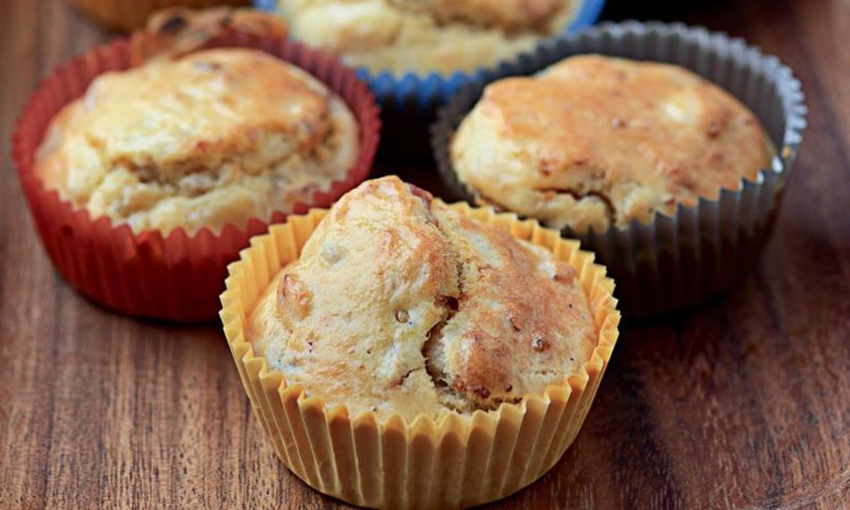 Рецепт маффинов с цесаркой и беконом