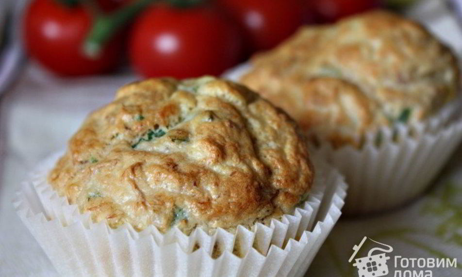 Рецепт маффинов с тунцом и цуккини