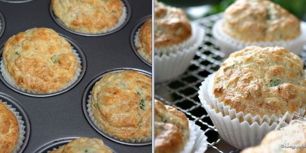 маффины с тунцом и цуккини