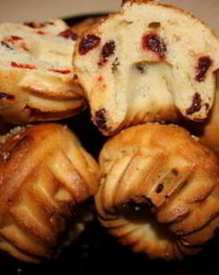 Маффины с вишней