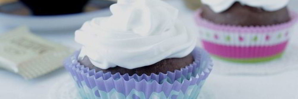 Маффины с зефирным кремом