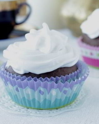 Маффины с зефирным кремом