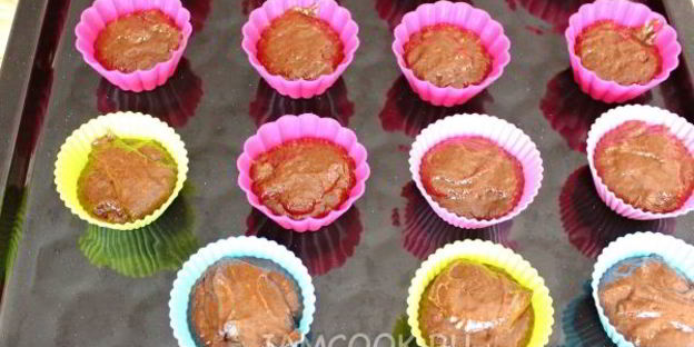 маффины шоколадные нежные