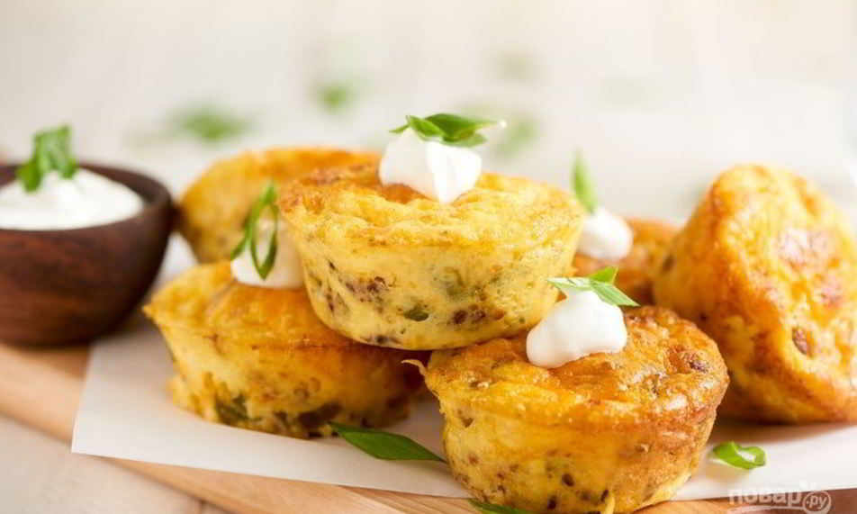 Рецепт омлетных маффинов
