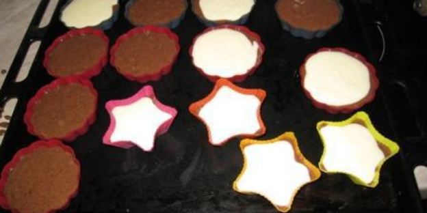 постные маффины black bottom muffins