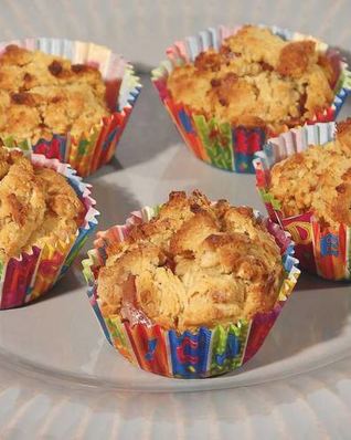 Шоколадно-арахисовые маффины