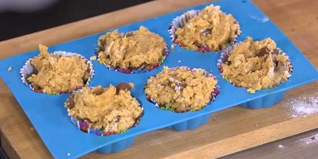 шоколадно-арахисовые маффины