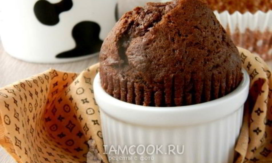 Рецепт шоколадна-банановых маффины