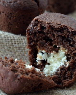 Шоколадные маффины на кефире