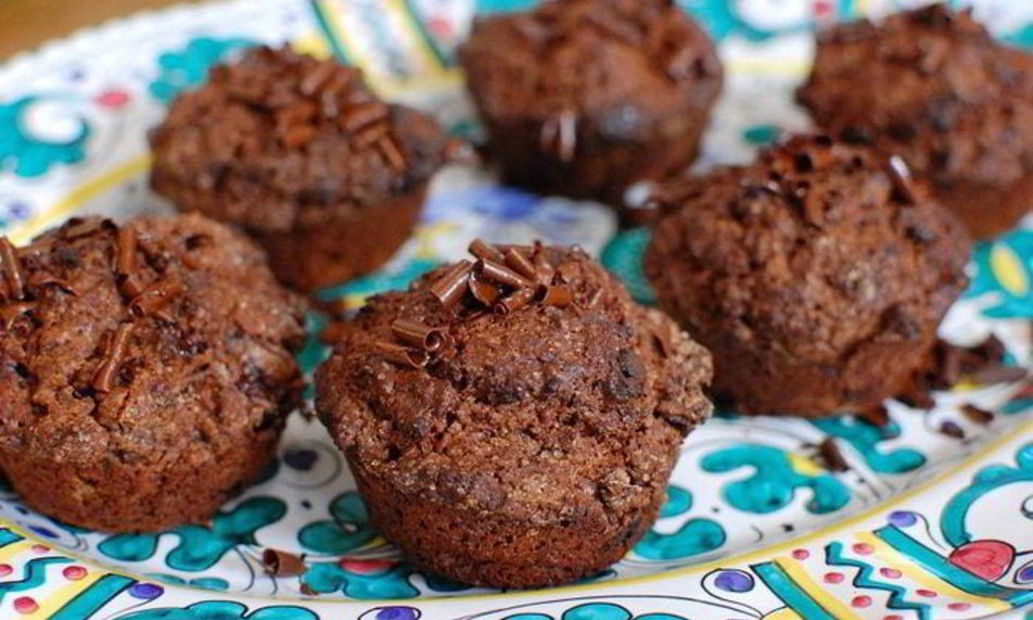 Рецепт шоколадных маффинов с черешней