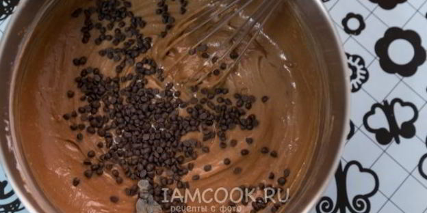 шоколадные маффины с шоколадными каплями