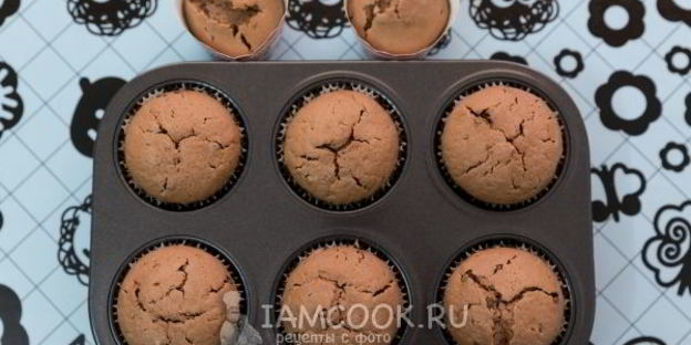 шоколадные маффины с шоколадными каплями