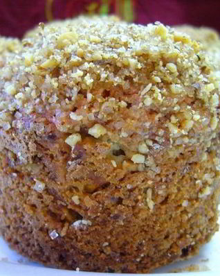 Свекольно-ореховые маффины