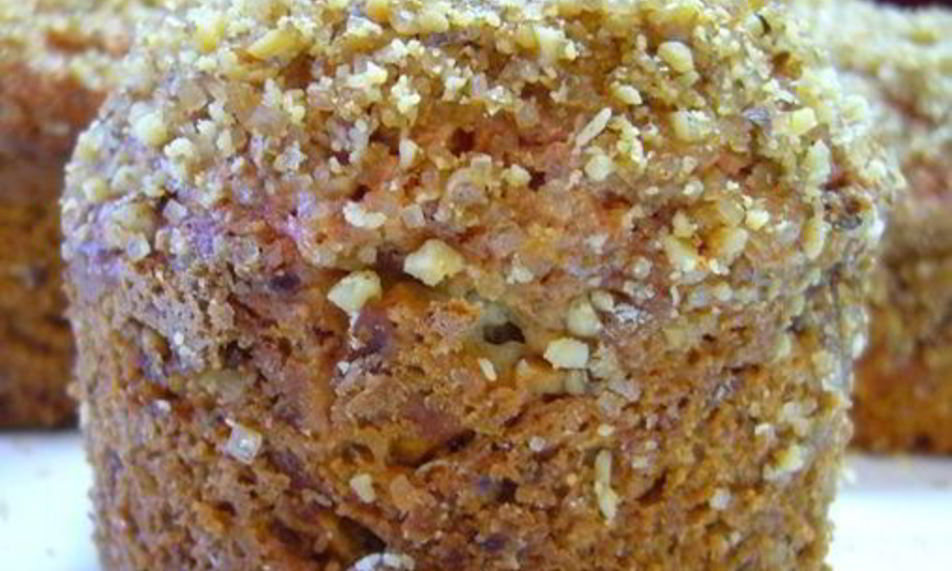 Рецепт свекольно-ореховых маффины