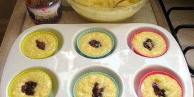 яблочные маффины из рисовой муки