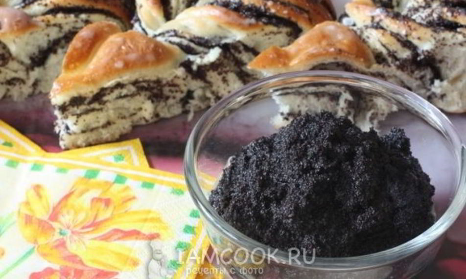 Рецепт маковой начинки для рулетов