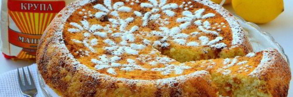 Лимонный манник на кефире