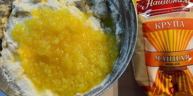 лимонный манник на кефире