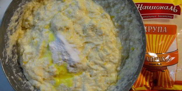 лимонный манник на кефире