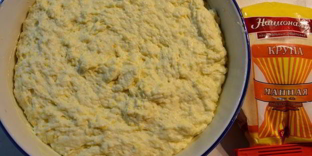 лимонный манник на кефире