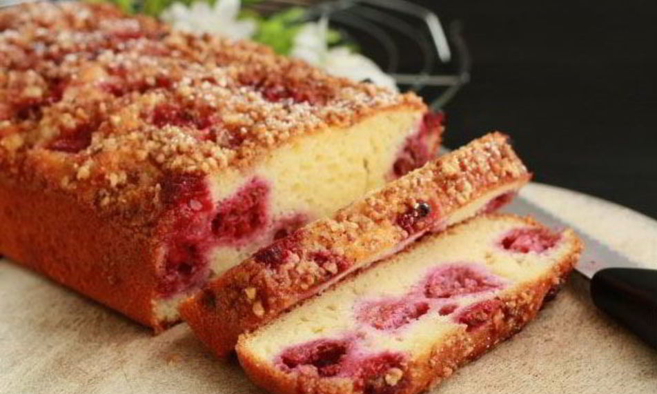 Рецепт малинового манника