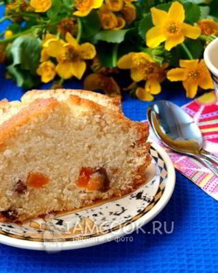 Манник без яиц на воде