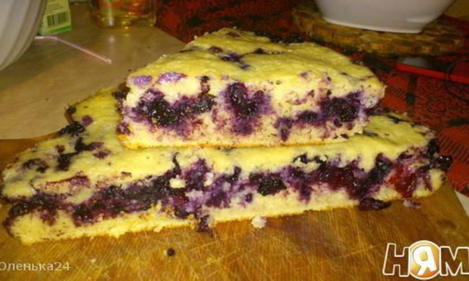 Рецепт манника черничка