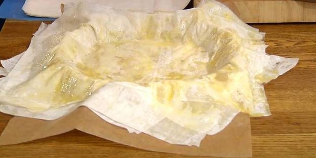 манник из теста фило