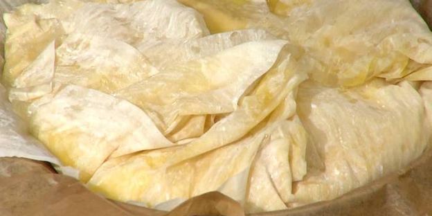 манник из теста фило