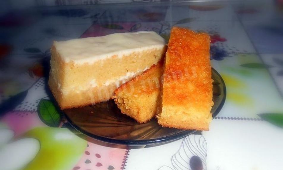 Рецепт манника на кефире без муки