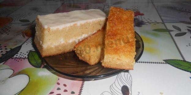 манник на кефире без муки