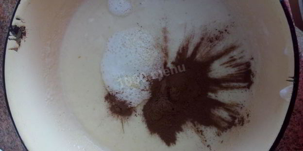 манник на кефире с корицей