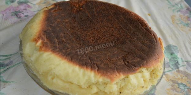 манник на сковороде