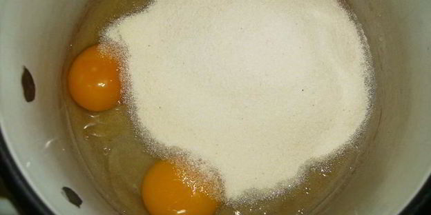 манник на сметане в духовке