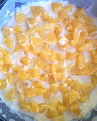 Манник с апельсинами