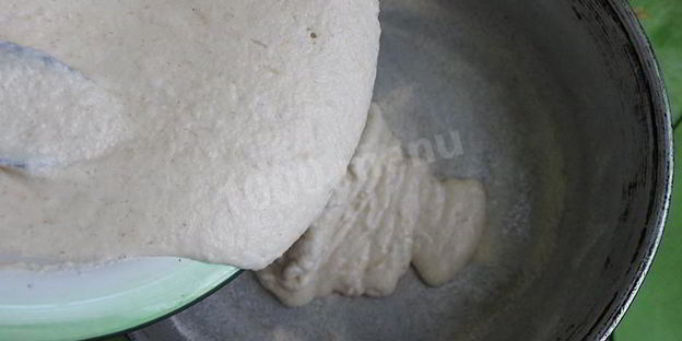 манник с бананами на кефире