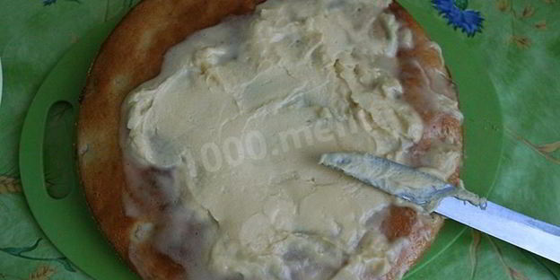 манник с бананами на кефире