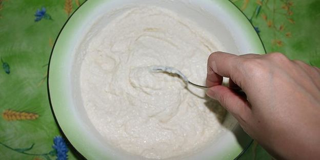 манник с бананами на кефире