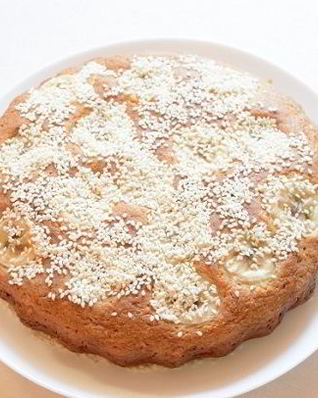 Манник с бананом на кефире