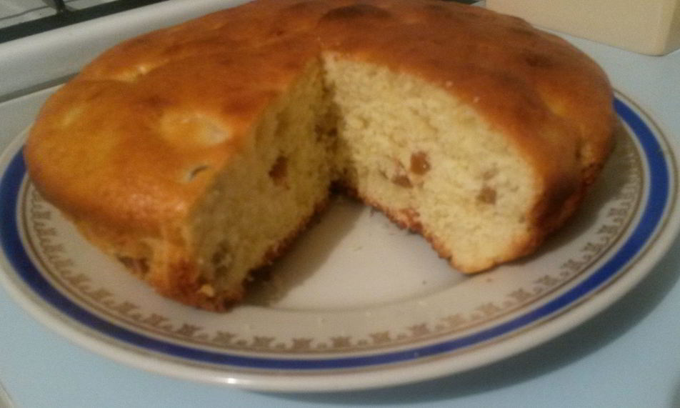 Рецепт манника с изюмом и курагой