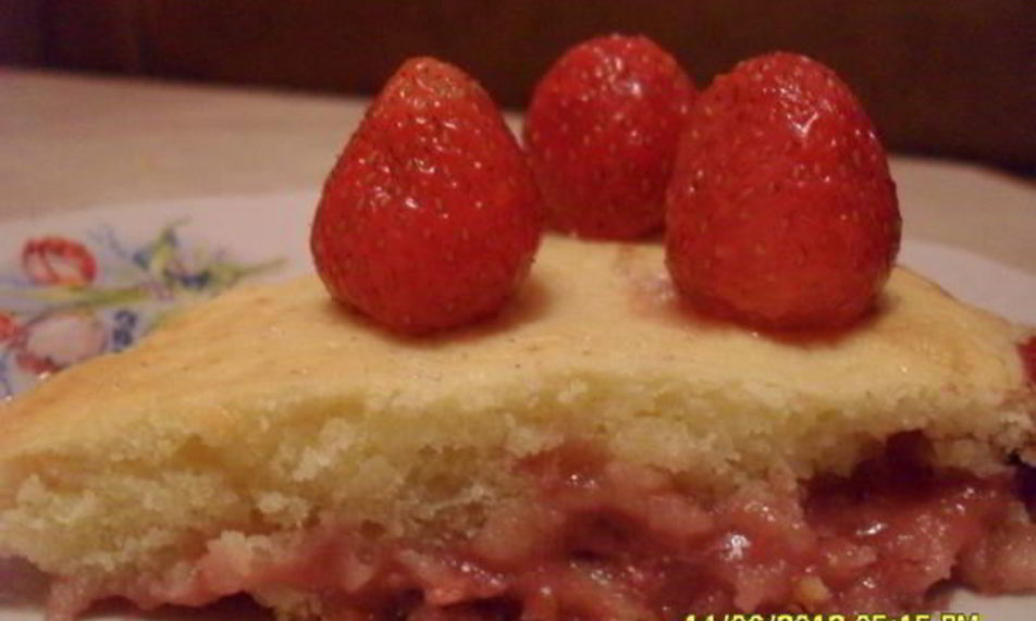 Рецепт манника с клубникой